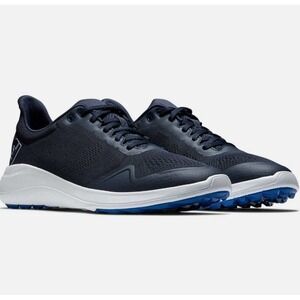 Foot Joy FJ Flex Golf‎ Shoes Navy Blue Men's Size 9.5 Style: 56140